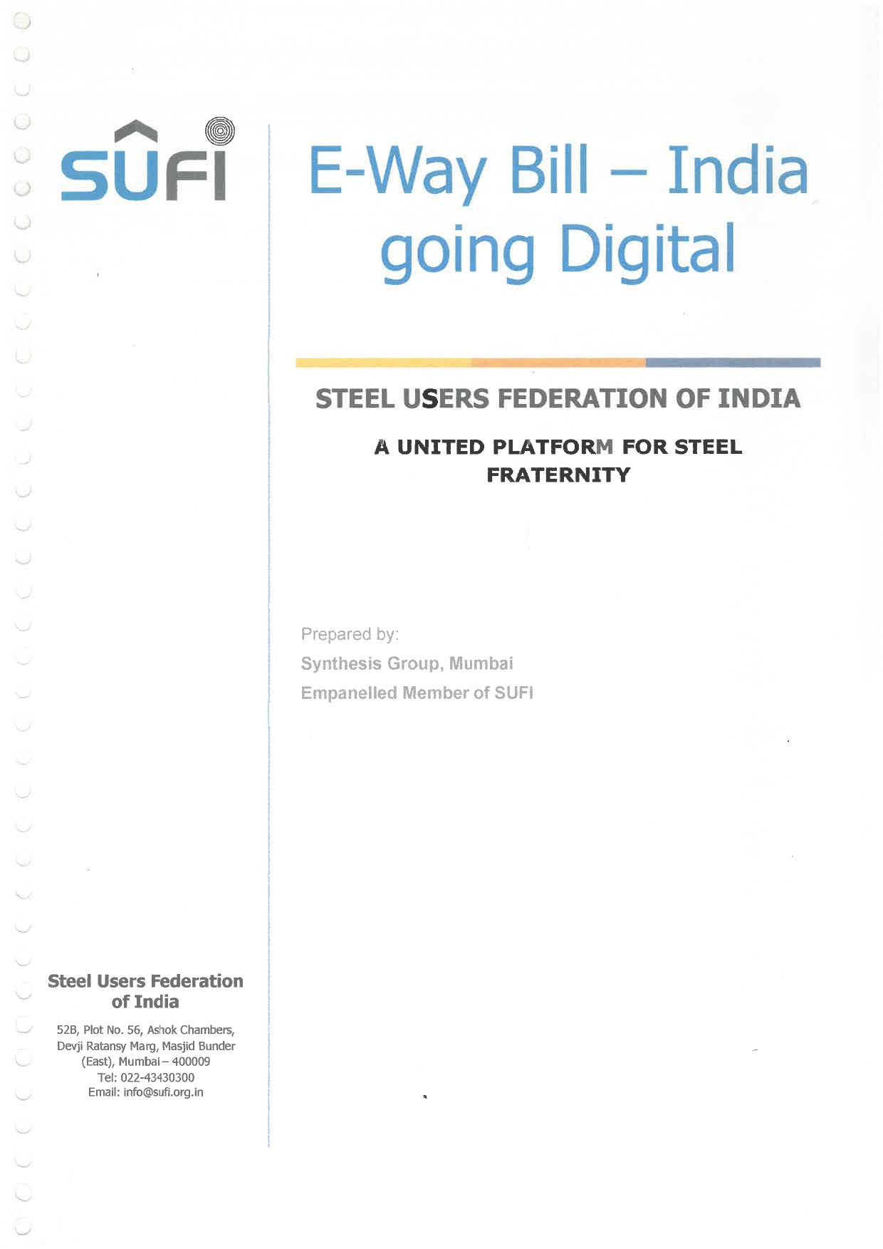 E-Way Bill – India going Digital