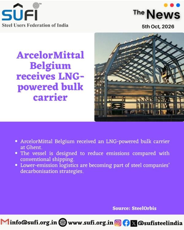 For more such current updates on steel, follow our page. . . . #steel #steelindustry…